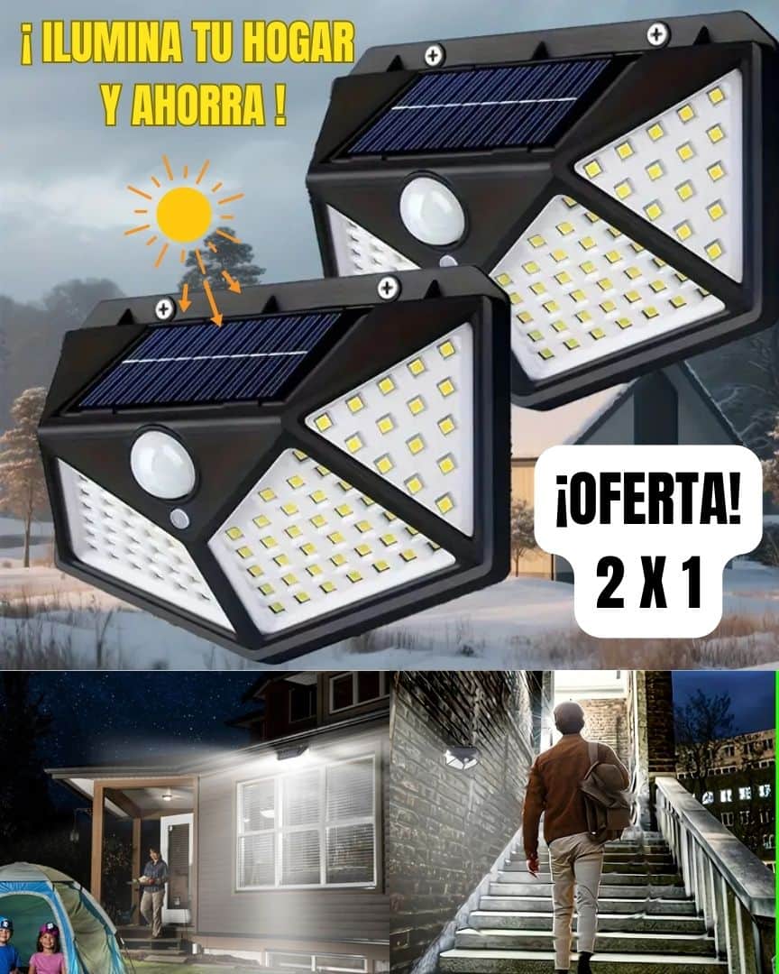 Pack de Lámparas solares 100 luces LED✨ - REYS IMPORTS